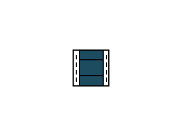 Cinema Roll Film Illustrations: Creative Design Assets