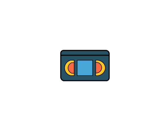 Cinema Tape Illustrations: A Design Asset for Every Project