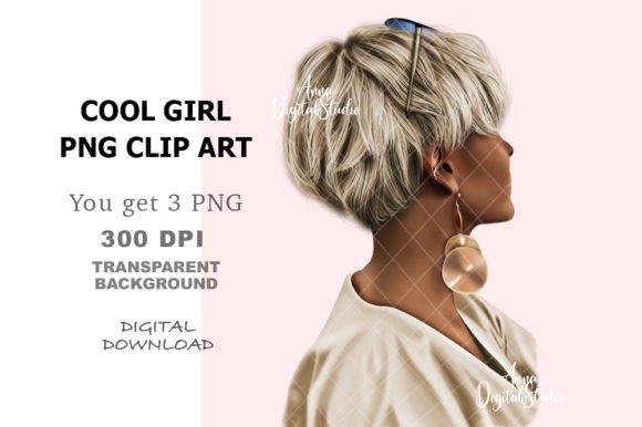 Cool Girl Illustrations PNG Clip Art: A Creative Toolkit