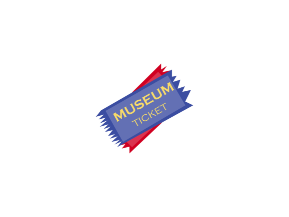 Infuse Artistic Flair: Museum Ticket Illustrations for Modern Design