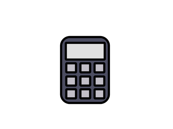 Introducing School Calculator Illustrations: A Playful Design Asset
