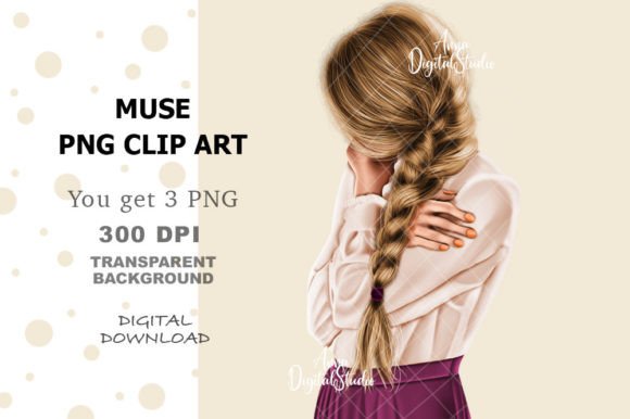Muse Illustrations PNG Clip Art: A Designer's Essential Asset
