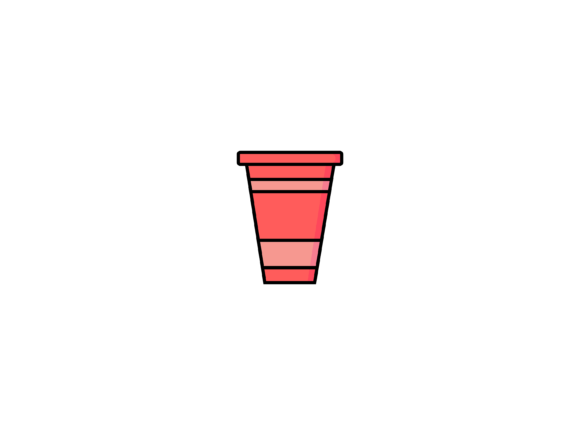 Party Drink Cup Illustrations: A Playful Asset for Modern Design