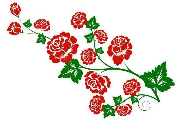 Red and Green Floral Illustrations: A Designer's Go-To Botanical Toolkit