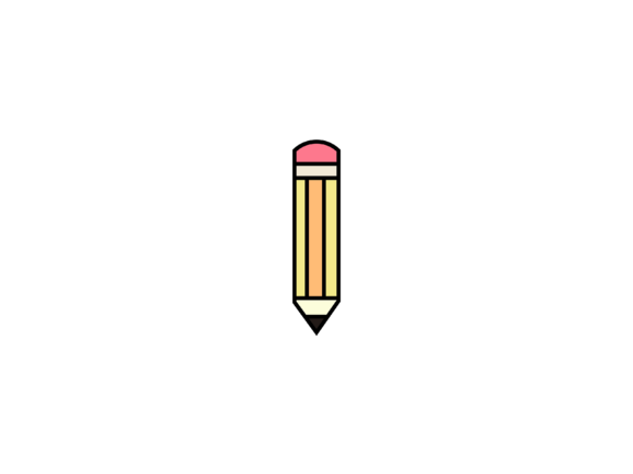 School Pencils Illustrations: A Playful Asset for Modern Design