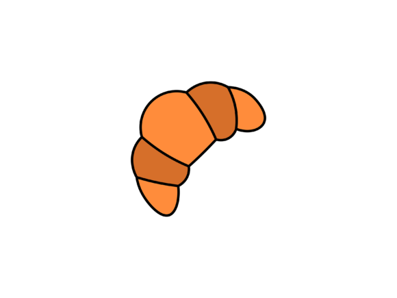 Sweeten Your Designs: The Allure of Food Croissant Illustrations