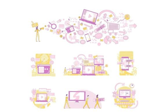Visualizing Digital Strategy with Cartoon Illustrations